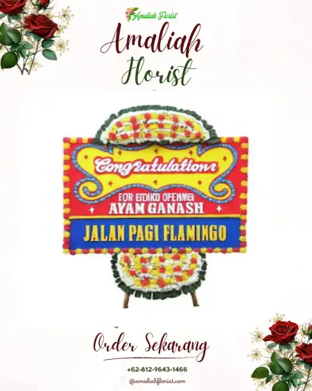 Sewa Papan Bunga Sekidang